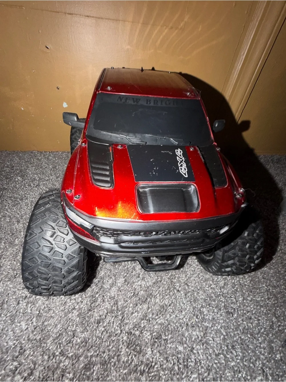 New Bright Dodge Ram 1:10 Scale Monster Truck RC Remote Control No Remote Used N